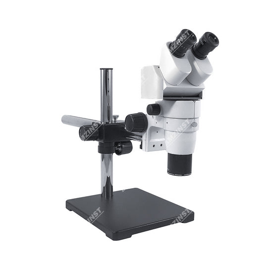 Стереомикроскоп ZM-80NBP4 серии Infinity Parallel Optical System с однорычажным штативом T-P4