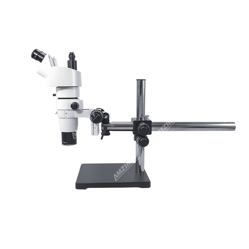 Тринокулярный стереомикроскоп ZM-80NTP4 серии Infinity Parallel Optical System с однорычажным штативом T-P4  Тринокулярный стереомикроскоп ZM-80NTP4 серии Infinity Parallel Optical System с однорычажным штативом T-P4