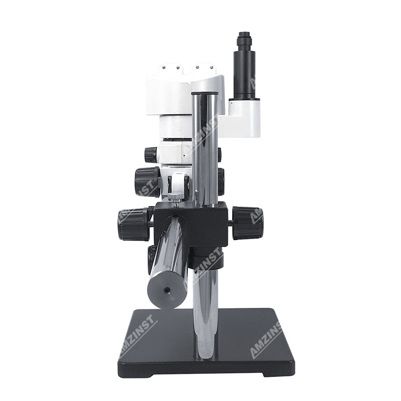 Тринокулярный стереомикроскоп ZM-80NTP4 серии Infinity Parallel Optical System с однорычажным штативом T-P4  Тринокулярный стереомикроскоп ZM-80NTP4 серии Infinity Parallel Optical System с однорычажным штативом T-P4
