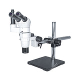 Тринокулярный стереомикроскоп ZM-80TP4 с параллельным увеличением и однорычажной стойкой T-P4  Тринокулярный стереомикроскоп ZM-80TP4 с параллельным увеличением и однорычажной стойкой T-P4