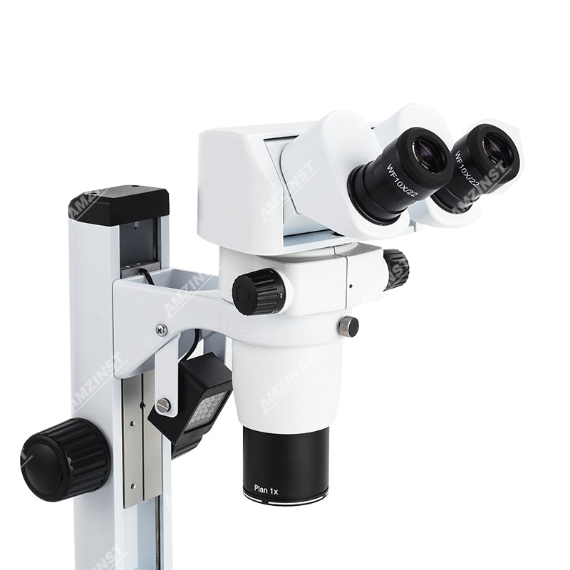 Эргономичный наклонный бинокулярный зум-стереомикроскоп ZM-80N с галилеевым бесконечным параллельным световым путем  Эргономичный наклонный бинокулярный зум-стереомикроскоп ZM-80N с галилеевым бесконечным параллельным световым путем