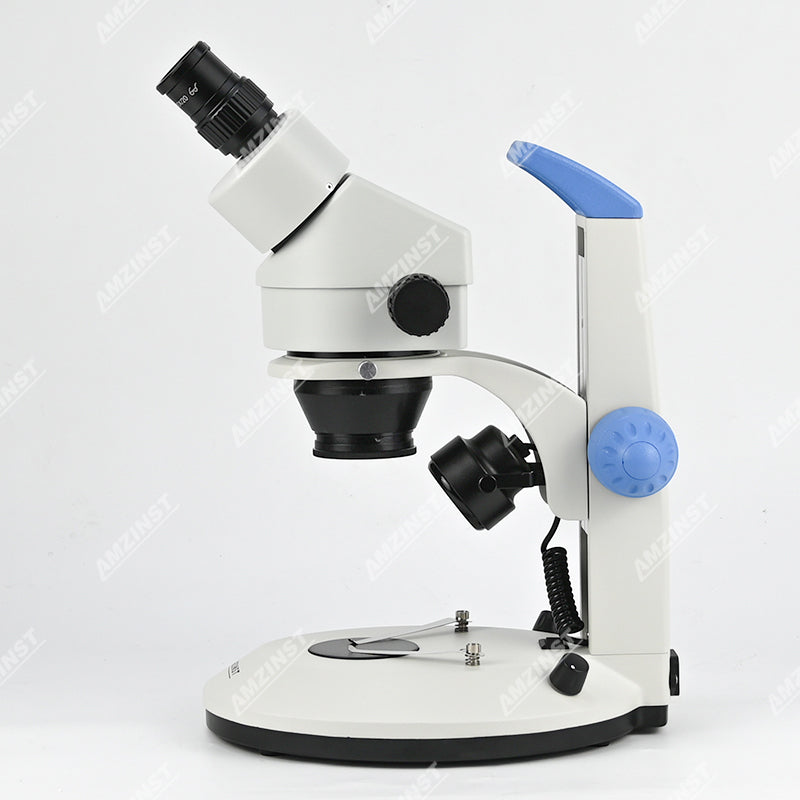 Бинокулярный стереомикроскоп ZM0745B-D12 с увеличением 0,7X-4,5X и ручкой для переноски Бинокулярный стереомикроскоп ZM0745B-D12 с увеличением 0,7X-4,5X и ручкой для переноски