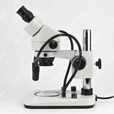 ZM0745B-D9 Стереомикроскоп с увеличением 0,7X-4,5X и источником света с двумя гибкими стойками ZM0745B-D9 Стереомикроскоп с увеличением 0,7X-4,5X и источником света с двумя гибкими стойками