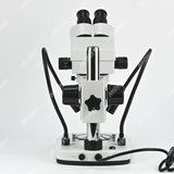 ZM0745B-D9 Стереомикроскоп с увеличением 0,7X-4,5X и источником света с двумя гибкими стойками ZM0745B-D9 Стереомикроскоп с увеличением 0,7X-4,5X и источником света с двумя гибкими стойками