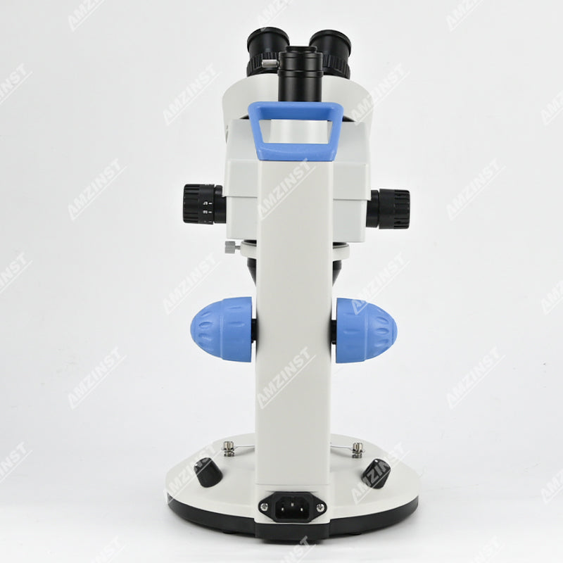 ZM0745T-D12 0.7X-4.5X Zoom Trinocular Stereo Microscope with Carrying Handle ZM0745T-D12 0.7X-4.5X Zoom Trinocular Stereo Microscope with Carrying Handle