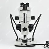 ZM0745T-D9 Стереомикроскоп с увеличением 0,7X-4,5X и источником света на двух гибких стойках ZM0745T-D9 Стереомикроскоп с увеличением 0,7X-4,5X и источником света на двух гибких стойках