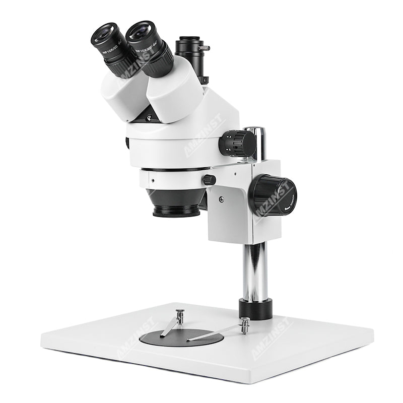 ZM0745T-L2 0.7X-4.5X Zoom Trinocular Stereo Microscope ZM0745T-L2 0.7X-4.5X Zoom Trinocular Stereo Microscope