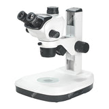 ZM6553T-E2L 0.65X-5.3X Greenough Trinocular Stereo Microscope with Reflecting & Transmitting Illumination ZM6553T-E2L 0.65X-5.3X Greenough Trinocular Stereo Microscope with Reflecting & Transmitting Illumination