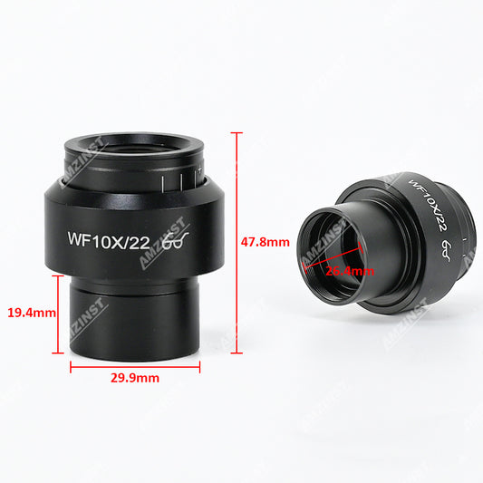 ZM6565-10EX 10X Adjustable Eyepiece With 22mm Field Of View (For 0.65x-6.5x Head)