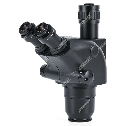 ZM-6565THEB 0.65-6.5X Симул-Фокальная черная тринокулярная стереозум-головка микроскопа