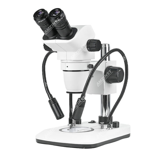 ZM6745B-D9 Стереомикроскоп с увеличением 0,67X-4,5X и двойным осветителем