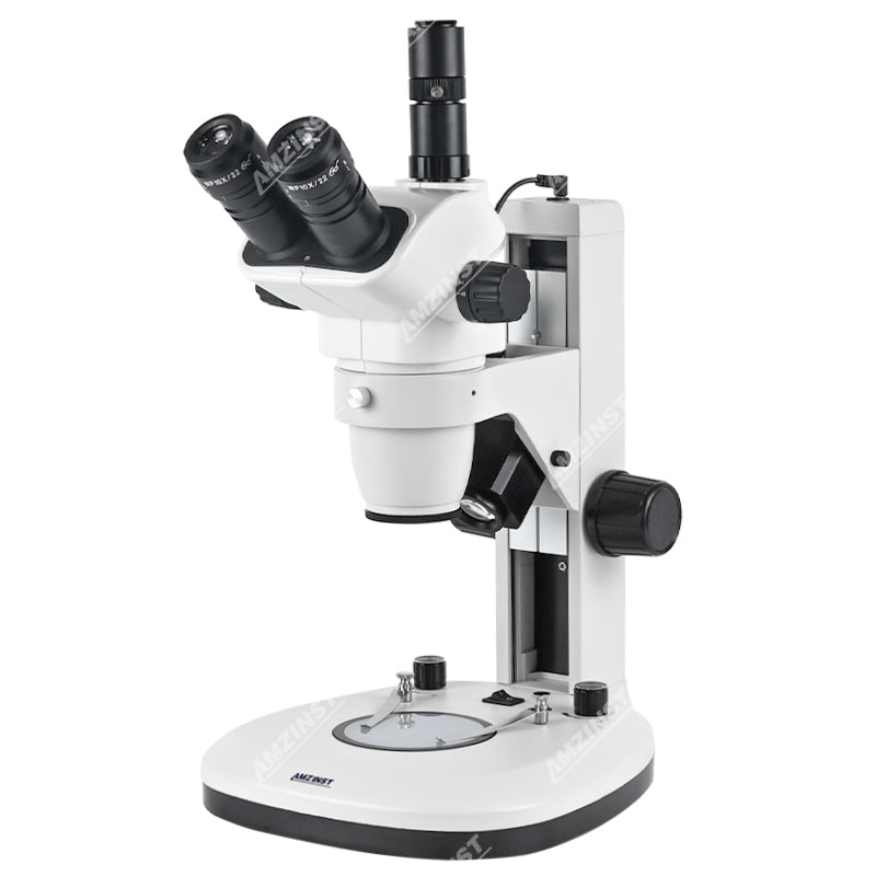 Тринокулярный стереомикроскоп ZM6745T-D3 с увеличением 0,67–4,5X Тринокулярный стереомикроскоп ZM6745T-D3 с увеличением 0,67–4,5X