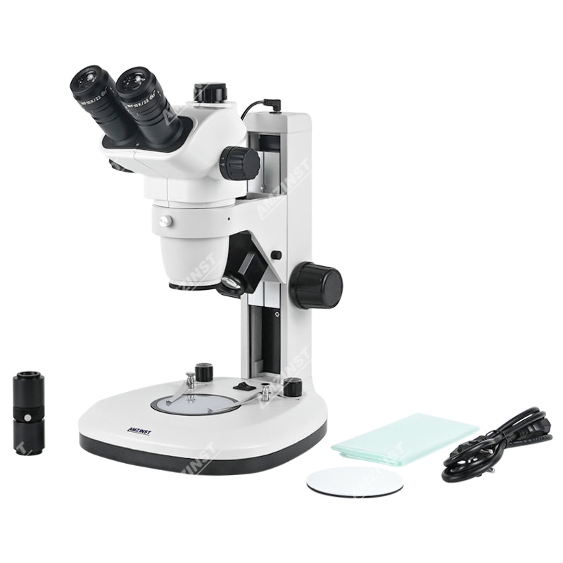 Тринокулярный стереомикроскоп ZM6745T-D3 с увеличением 0,67–4,5X Тринокулярный стереомикроскоп ZM6745T-D3 с увеличением 0,67–4,5X