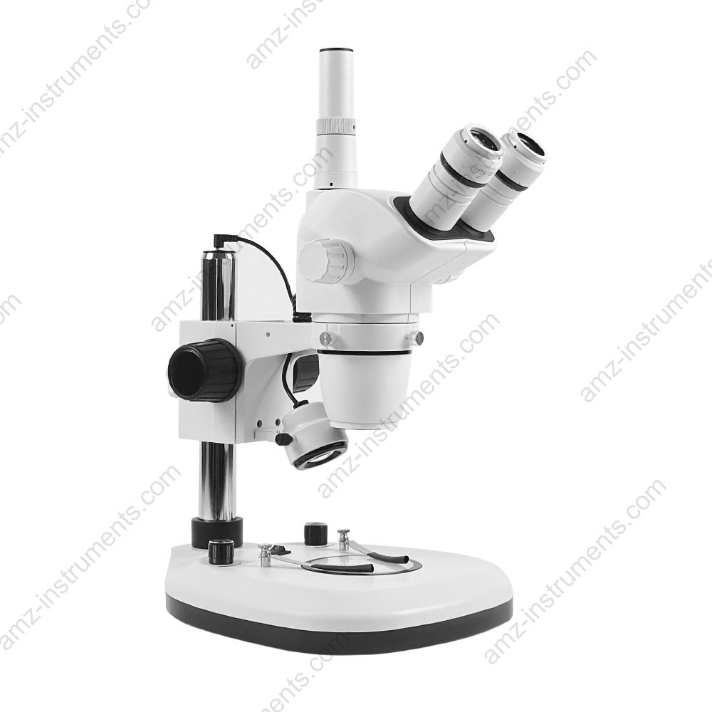 ZM6745T-D4ESD 0.67-4.5X Zoom Trinocular ESD Safe Stereo Microscope ZM6745T-D4ESD 0.67-4.5X Zoom Trinocular ESD Safe Stereo Microscope