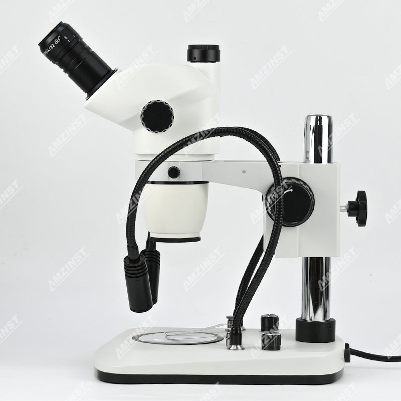 ZM6745T-D9 стереомикроскоп с увеличением 0,67X-4,5X и двойным осветителем ZM6745T-D9 стереомикроскоп с увеличением 0,67X-4,5X и двойным осветителем