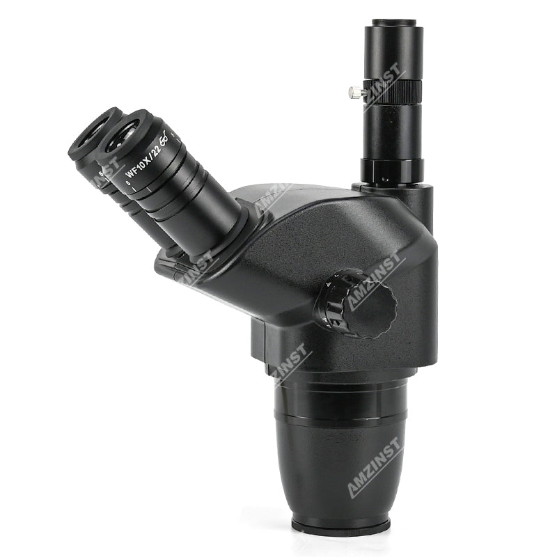 ZM-6745THR 6.7x-45x Simul-Focal Trinocular Stereo Zoom Black Microscope Body ZM-6745THR 6.7x-45x Simul-Focal Trinocular Stereo Zoom Black Microscope Body