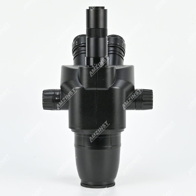 ZM-6745THR 6.7x-45x Simul-Focal Trinocular Stereo Zoom Black Microscope Body ZM-6745THR 6.7x-45x Simul-Focal Trinocular Stereo Zoom Black Microscope Body