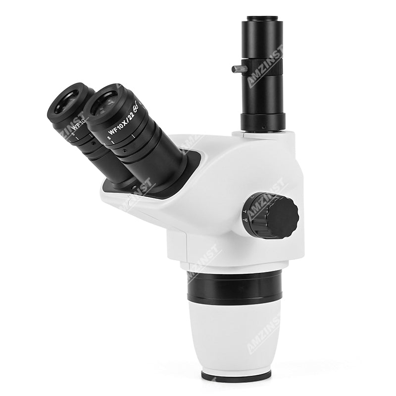 ZM-6745TH 6.7x-45x Simul-Focal Trinocular Stereo Zoom Microscope Head ZM-6745TH 6.7x-45x Simul-Focal Trinocular Stereo Zoom Microscope Head