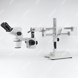 ZMG-3BP2 0.67x-4.5x бинокулярный стереомикроскоп Greenough с двухрычажной стойкой ZMG-3BP2 0.67x-4.5x бинокулярный стереомикроскоп Greenough с двухрычажной стойкой