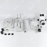 ZMG-3BP2 0.67x-4.5x бинокулярный стереомикроскоп Greenough с двухрычажной стойкой ZMG-3BP2 0.67x-4.5x бинокулярный стереомикроскоп Greenough с двухрычажной стойкой