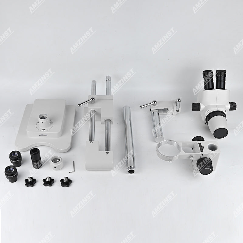 ZMG-3TP2 0.67x-4.5x тринокулярный стереомикроскоп Greenough с двухрычажной стойкой ZMG-3TP2 0.67x-4.5x тринокулярный стереомикроскоп Greenough с двухрычажной стойкой