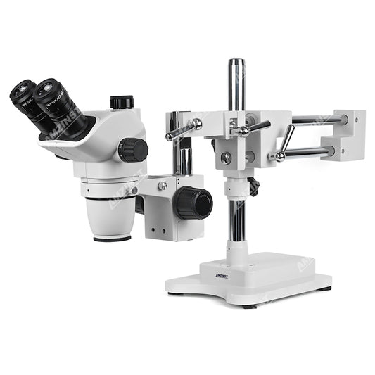 ZMG-3TP2 0.67x-4.5x тринокулярный стереомикроскоп Greenough с двухрычажной стойкой