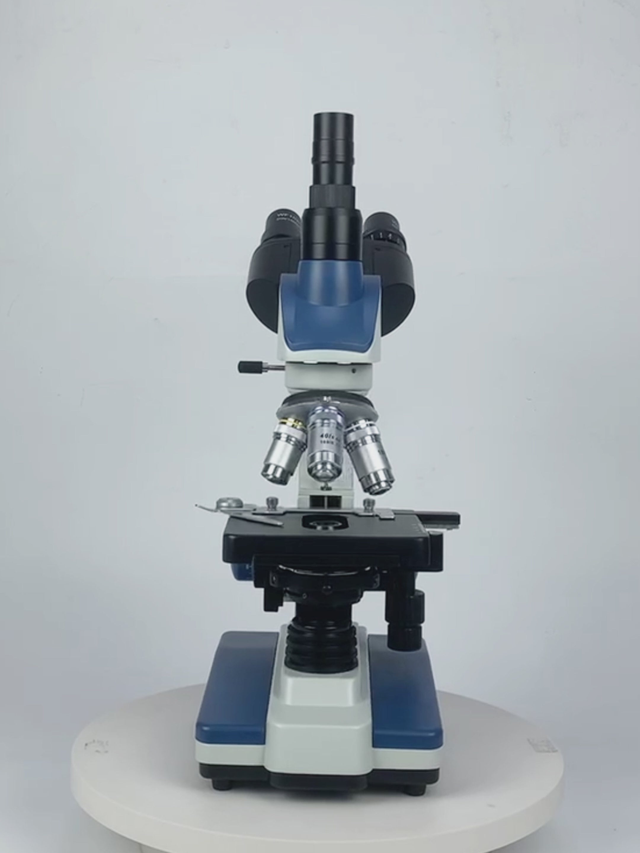 NK-210T 40X-2500X Классический светодиодный тринокулярный светлопольный биологический микроскоп  NK-210T 40X-2500X Классический светодиодный тринокулярный светлопольный биологический микроскоп