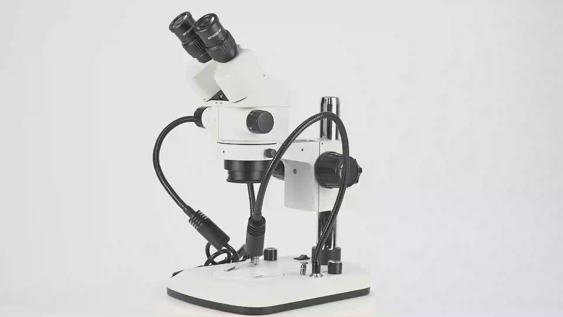 Стереомикроскоп NZM0745B-D9 с увеличением 0,7X-4,5X и двойным осветителем Стереомикроскоп NZM0745B-D9 с увеличением 0,7X-4,5X и двойным осветителем