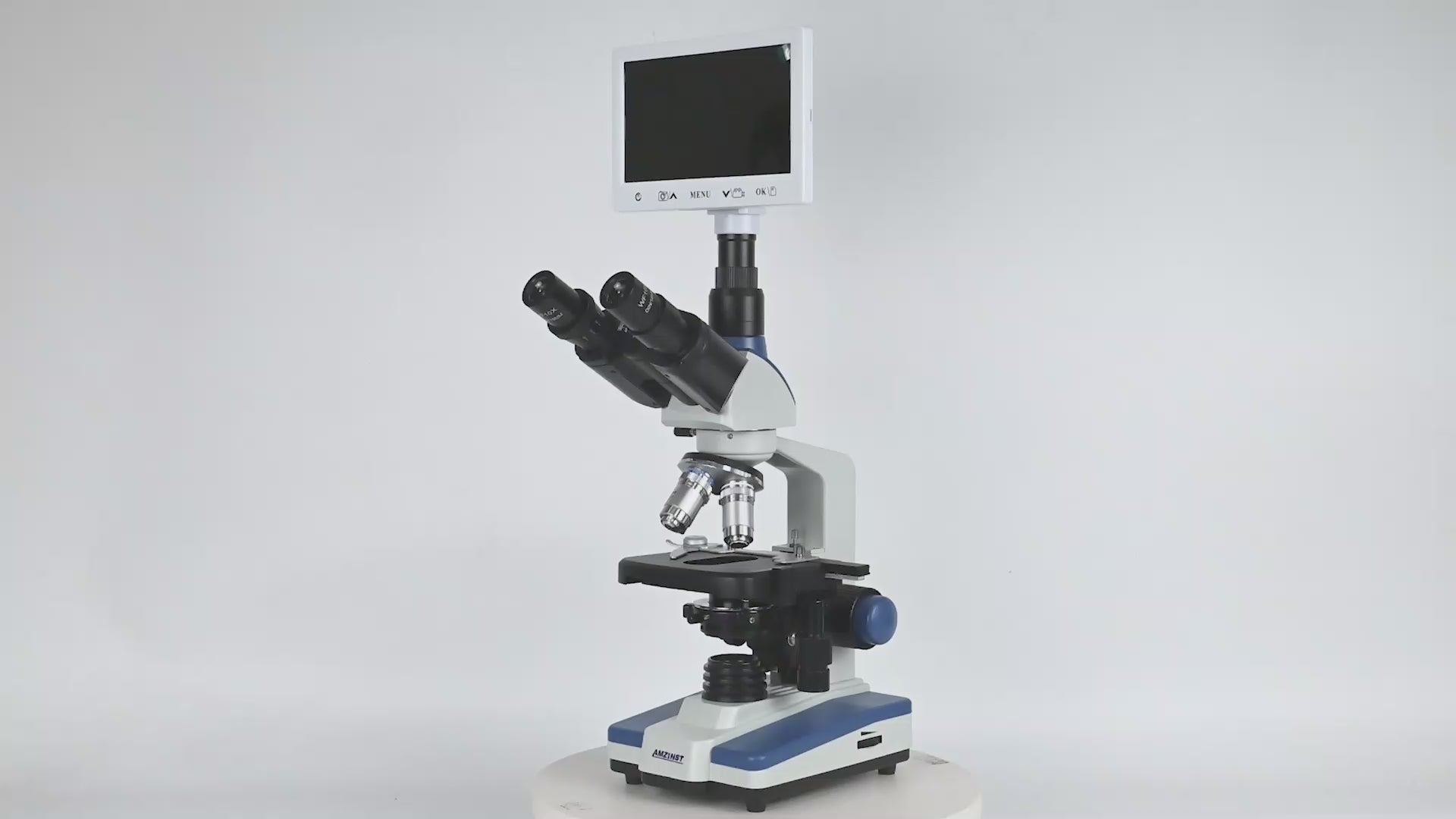 NK-210T 40X-2500X Классический светодиодный тринокулярный светлопольный биологический микроскоп  NK-210T 40X-2500X Классический светодиодный тринокулярный светлопольный биологический микроскоп