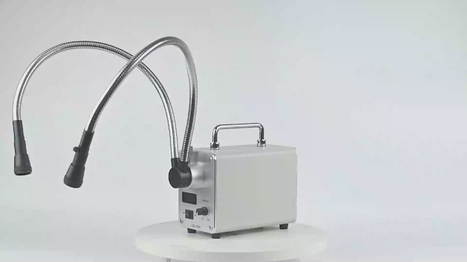 OFL-L20PR 20W светодиодный волоконно-оптический двойной светильник на гибкой стойке с ЖК-индикацией OFL-L20PR 20W светодиодный волоконно-оптический двойной светильник на гибкой стойке с ЖК-индикацией