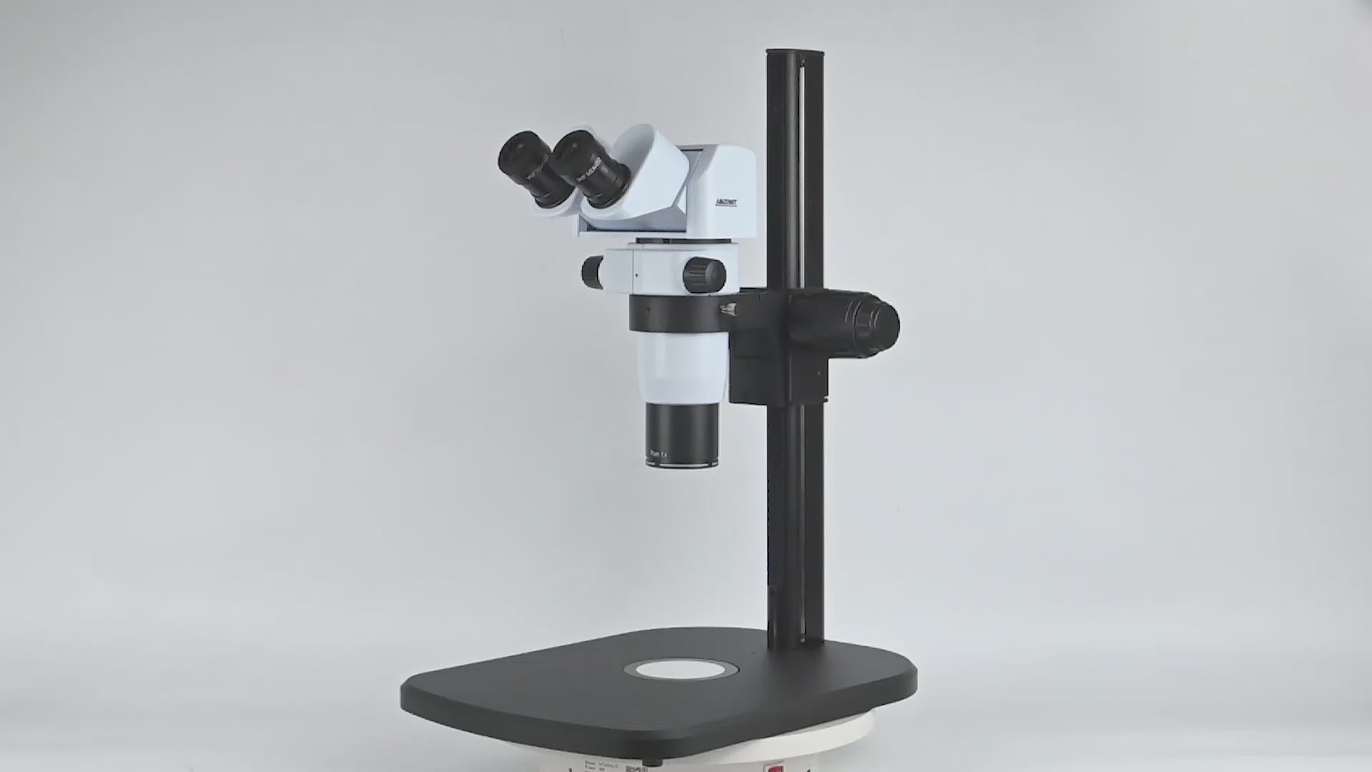 ZM850-M3R500 Ergonomic Tilting Binocular Zoom Stereo Microscope with Heavy Base Microscope Track Stand ZM850-M3R500 Ergonomic Tilting Binocular Zoom Stereo Microscope with Heavy Base Microscope Track Stand