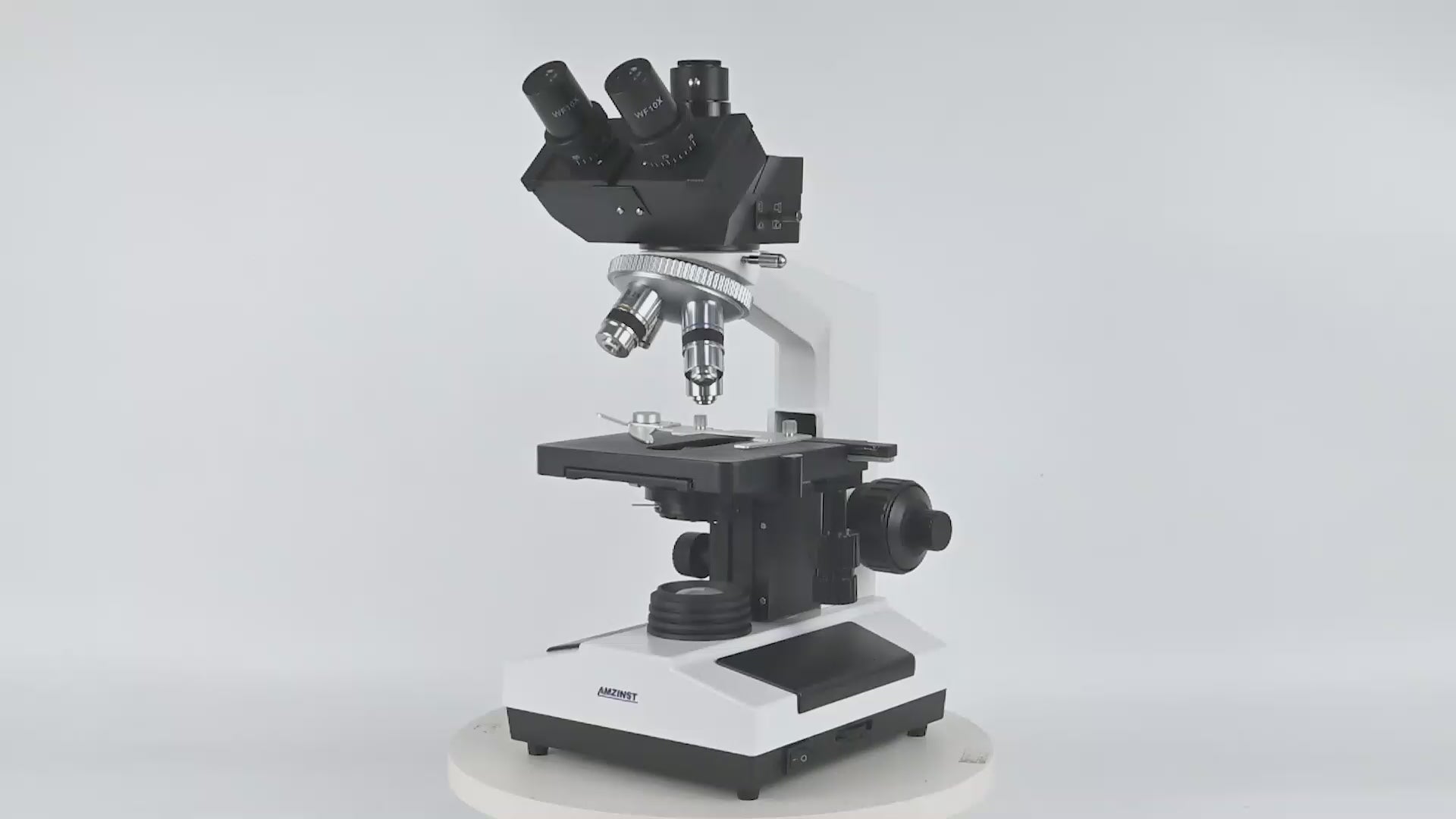 NK-107PT 40X-1600X тринокулярный биологический микроскоп NK-107PT 40X-1600X тринокулярный биологический микроскоп