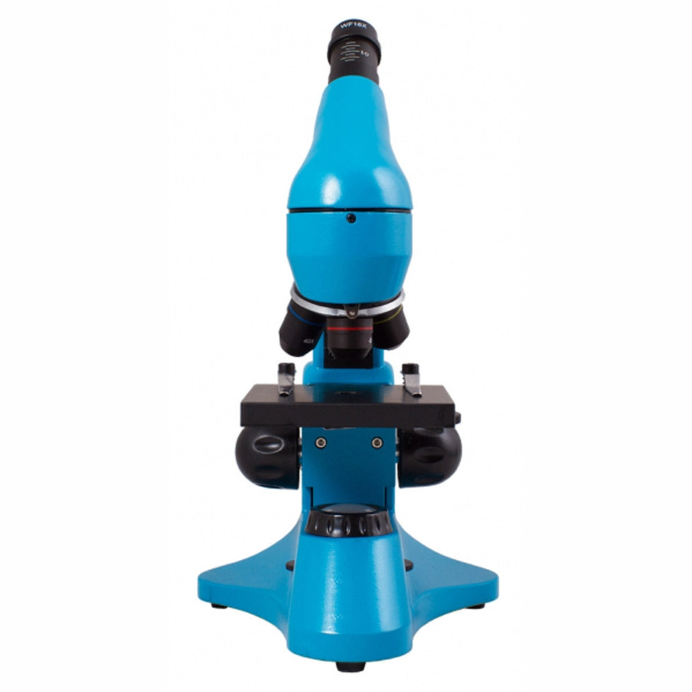 NK-T15A 40x-640x Bule Farbschüler Monokularmikroskop mit oberer und unterer LED-Beleuchtung NK-T15A 40x-640x Bule Farbschüler Monokularmikroskop mit oberer und unterer LED-Beleuchtung