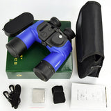 WL-P01M Водонепроницаемый бинокль 10×50 Бинокль с компасом, измерением расстояния, заполненный азотом, водонепроницаемый WL-P01M Водонепроницаемый бинокль 10×50 Бинокль с компасом, измерением расстояния, заполненный азотом, водонепроницаемый