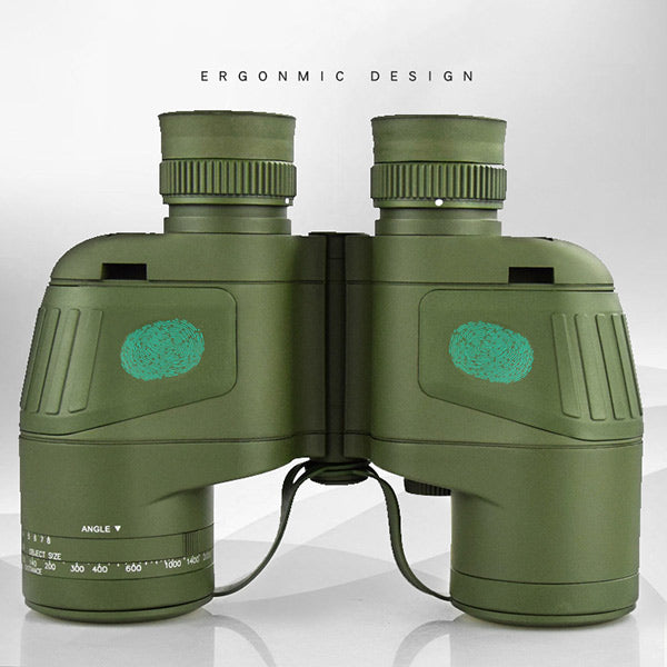 WL-P03M Водонепроницаемый бинокль 10×50 Бинокль с компасом, измерением расстояния, заполненный азотом, водонепроницаемый WL-P03M Водонепроницаемый бинокль 10×50 Бинокль с компасом, измерением расстояния, заполненный азотом, водонепроницаемый