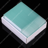 BP-7109W Blindmikroskop Objektträger mit einem weißen beschichteten Ende BP-7109W Blindmikroskop Objektträger mit einem weißen beschichteten Ende