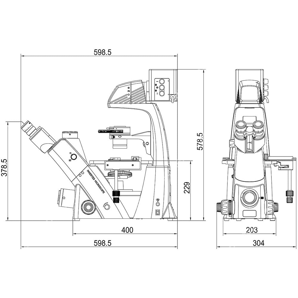 Инвертированный биологический микроскоп ABM-320T Инвертированный биологический микроскоп ABM-320T
