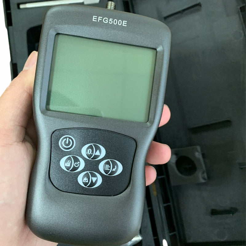 Эргономичный ручной цифровой динамометр серии EFGE с точностью измерения ± 0,3% Эргономичный ручной цифровой динамометр серии EFGE с точностью измерения ± 0,3%