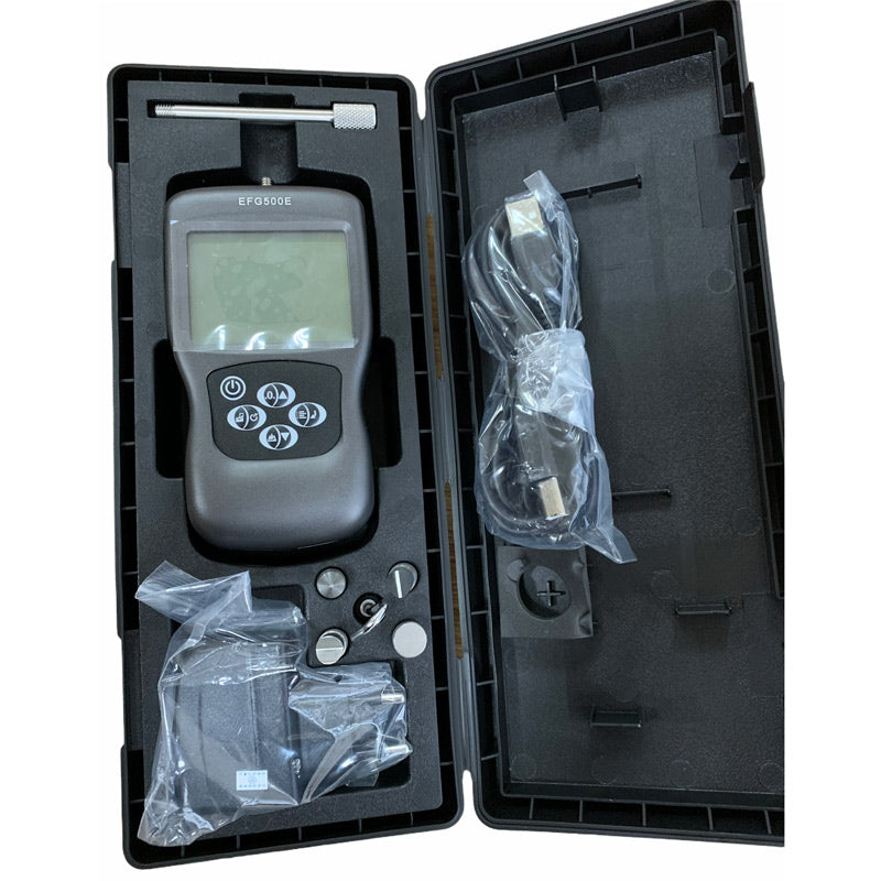 Эргономичный ручной цифровой динамометр серии EFGE с точностью измерения ± 0,3% Эргономичный ручной цифровой динамометр серии EFGE с точностью измерения ± 0,3%