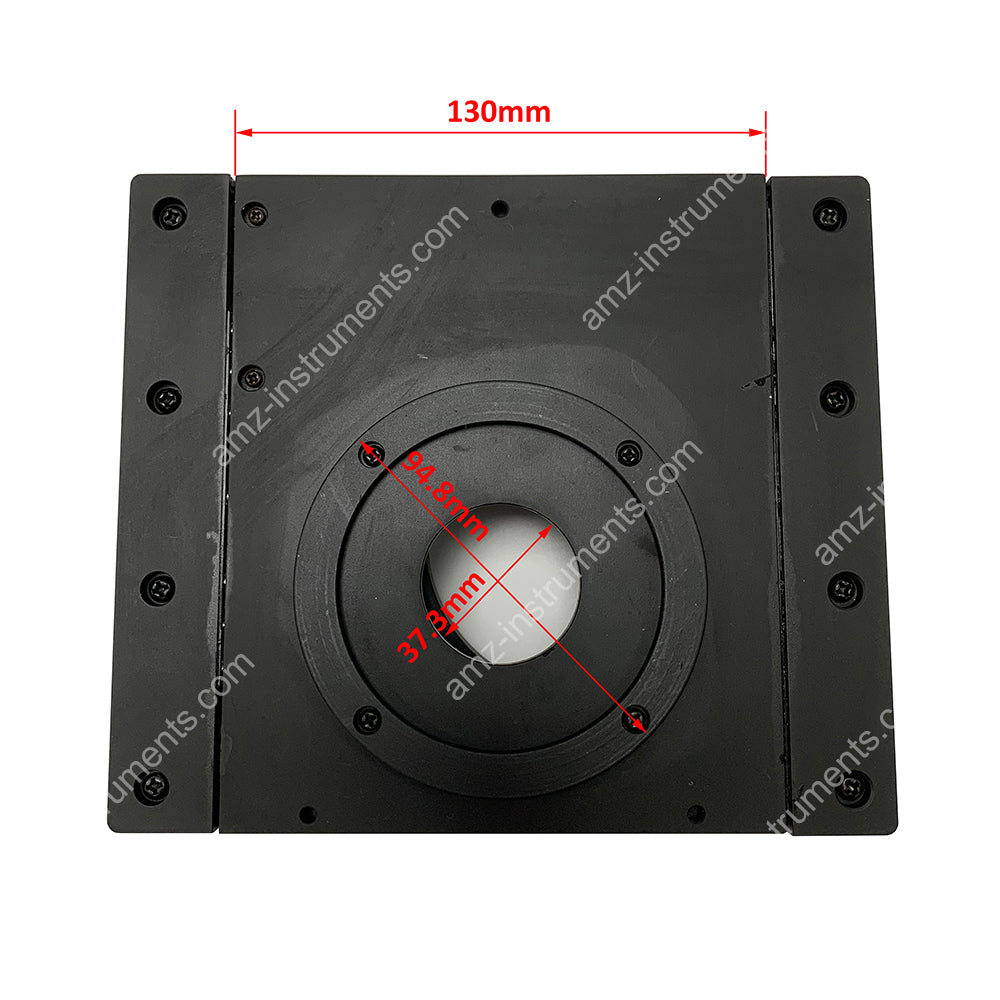 Механический рабочий стол AMS-02 XY с ходом 75x55 мм и вращением на 360° Механический рабочий стол AMS-02 XY с ходом 75x55 мм и вращением на 360°