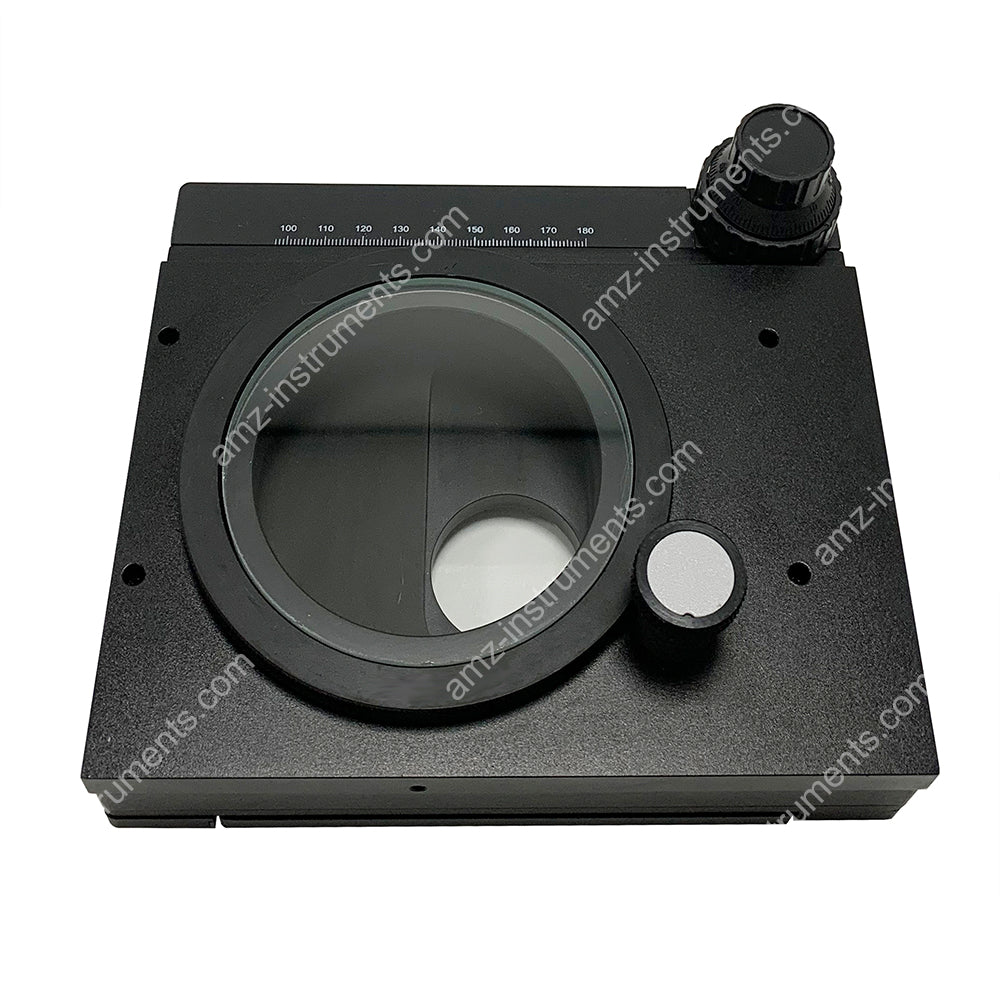 Механический рабочий стол AMS-02 XY с ходом 75x55 мм и вращением на 360° Механический рабочий стол AMS-02 XY с ходом 75x55 мм и вращением на 360°