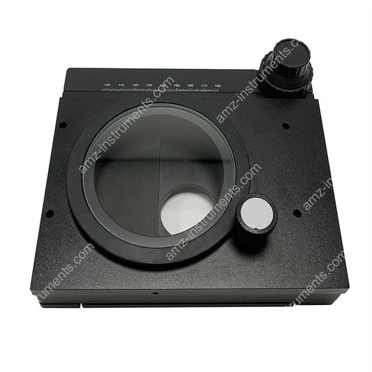 Механический рабочий стол AMS-02 XY с ходом 75x55 мм и вращением на 360°