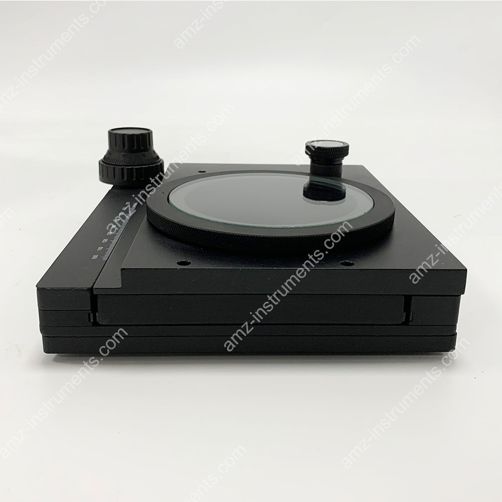 Механический рабочий стол AMS-02 XY с ходом 75x55 мм и вращением на 360° Механический рабочий стол AMS-02 XY с ходом 75x55 мм и вращением на 360°