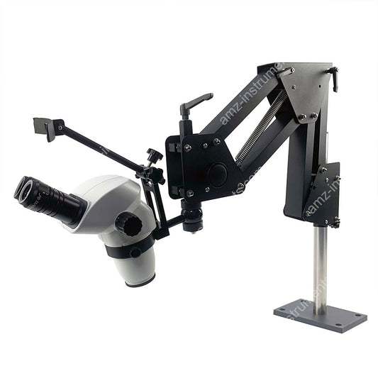ASZBR-6745B Zoom 0.67-4.5x бинокулярный ювелирный микроскоп с подставкой Acrobat