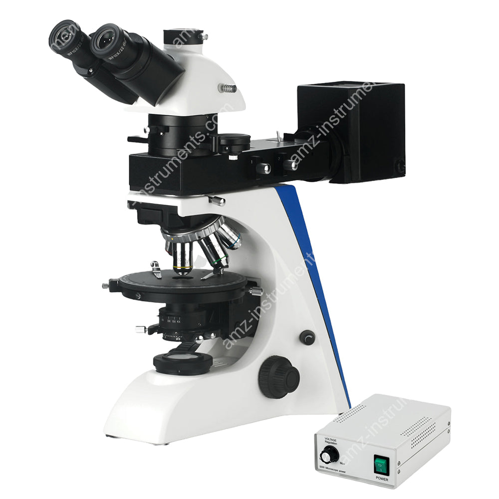 Тринокулярный поляризационный микроскоп APM-30TRF с пропускающим и отражающим освещением Тринокулярный поляризационный микроскоп APM-30TRF с пропускающим и отражающим освещением