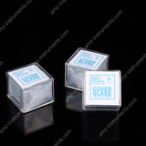 BP-D20 100 шт. предварительно очищенных предметных стекол для микроскопа, покровные стекла 20 мм x 20 мм, квадратные BP-D20 100 шт. предварительно очищенных предметных стекол для микроскопа, покровные стекла 20 мм x 20 мм, квадратные