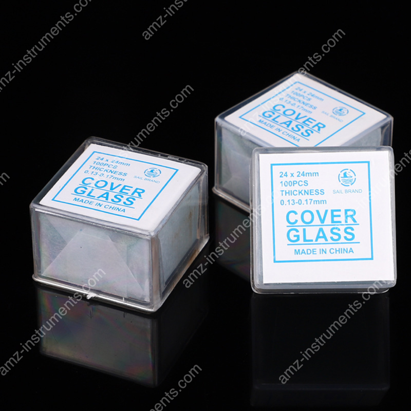 BP-D24 100 шт. предварительно очищенных предметных стекол для микроскопа, покровные стекла 24 мм x 24 мм, квадратные BP-D24 100 шт. предварительно очищенных предметных стекол для микроскопа, покровные стекла 24 мм x 24 мм, квадратные