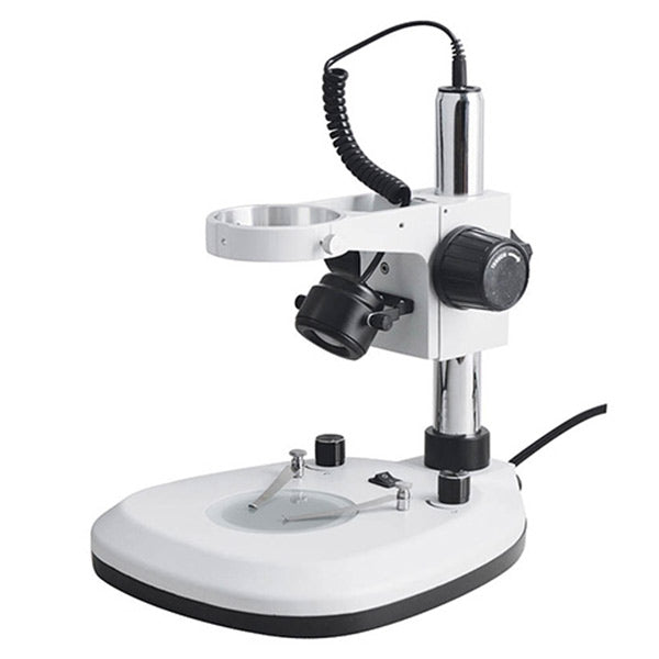D4 Microscope Post Stand, 76mm Coarse Focus, Top and Bottom LED Light (Dimmable) D4 Microscope Post Stand, 76mm Coarse Focus, Top and Bottom LED Light (Dimmable)