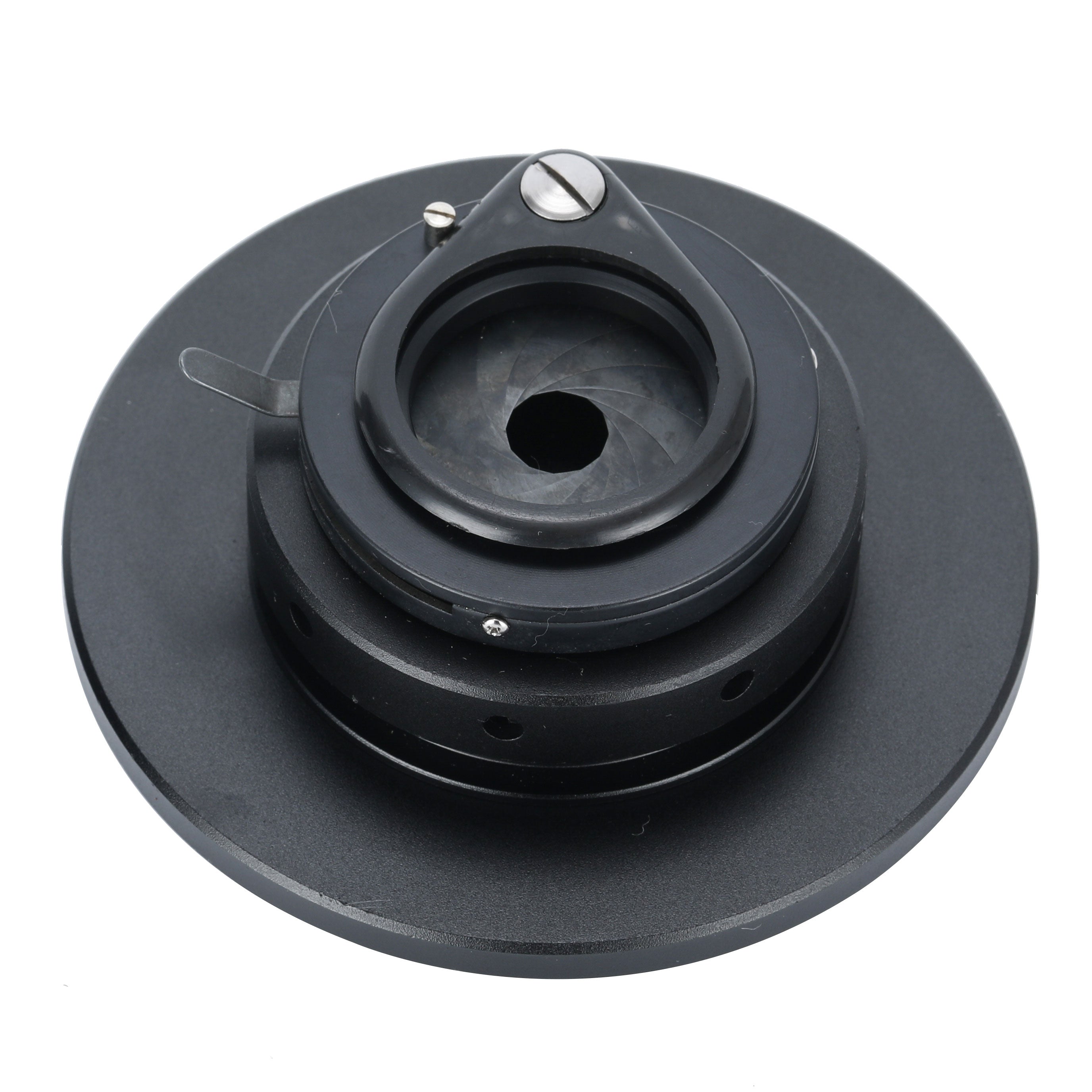 DK-95PR Darkfield Condenser with Iris for Stereo Microscopes DK-95PR Darkfield Condenser with Iris for Stereo Microscopes