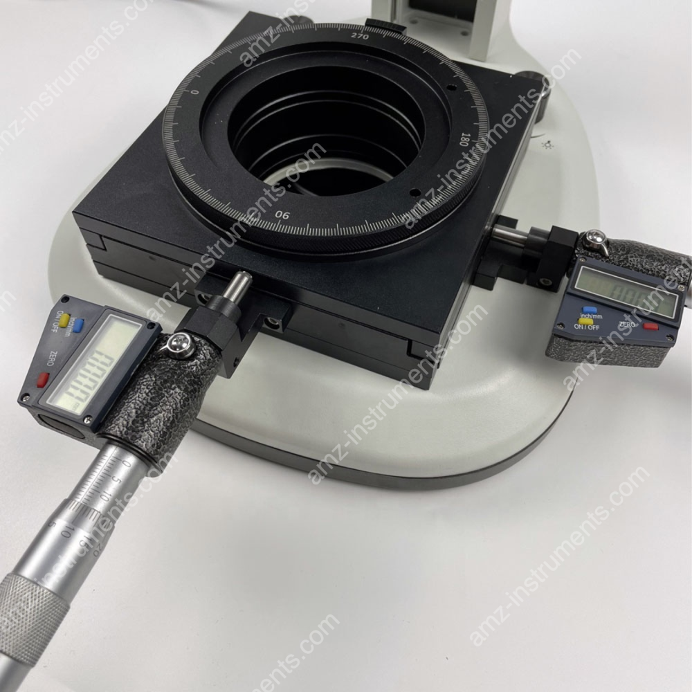 DMS-02 XY Mechanical Measurement Stage for Microscopes DMS-02 XY Mechanical Measurement Stage for Microscopes